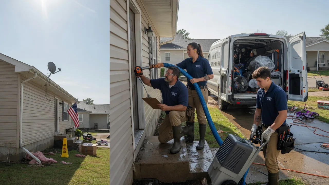 Ceiling Water Damage Restoration in Riverton, KS near me